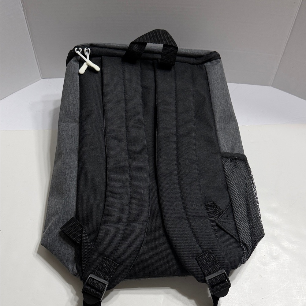 Gray Cooler Backpack with Mesh Pockets - image 9